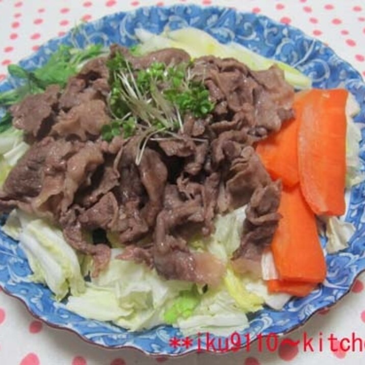 簡単 簡易野菜で牛しゃぶ 兼 牛しゃぶサラダ レシピ 作り方 By イク9110 楽天レシピ 簡単 簡易野菜で牛しゃぶ 兼 牛しゃぶサラダ レシピ 作り方 By イク9110 楽天レシピ